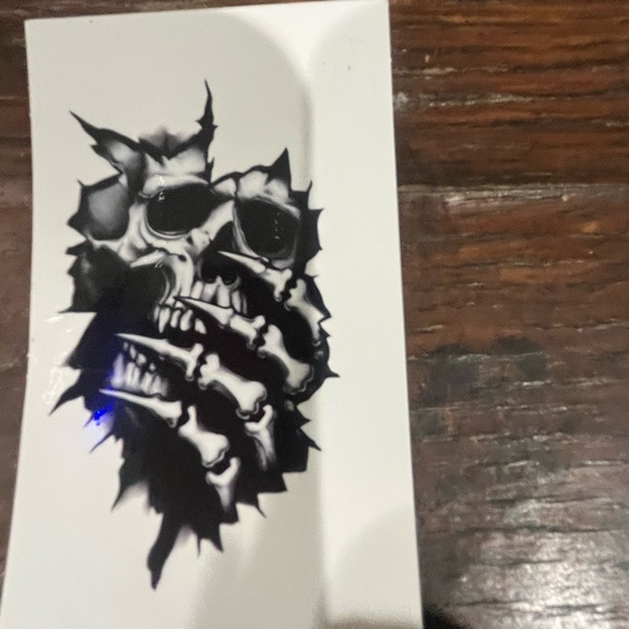 Skull Tattoo Sticker - Picture 15 of 16